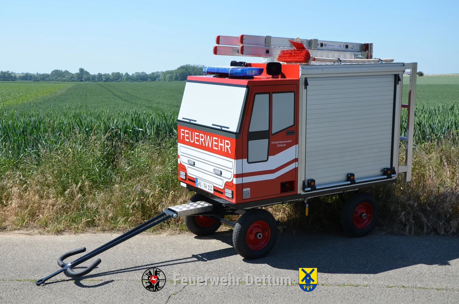 Kinderfeuerwehrfahrzeug der Feuerwehr Dettum
